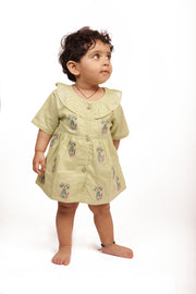Organic Cotton Frock| Infants and Toddlers| Cat