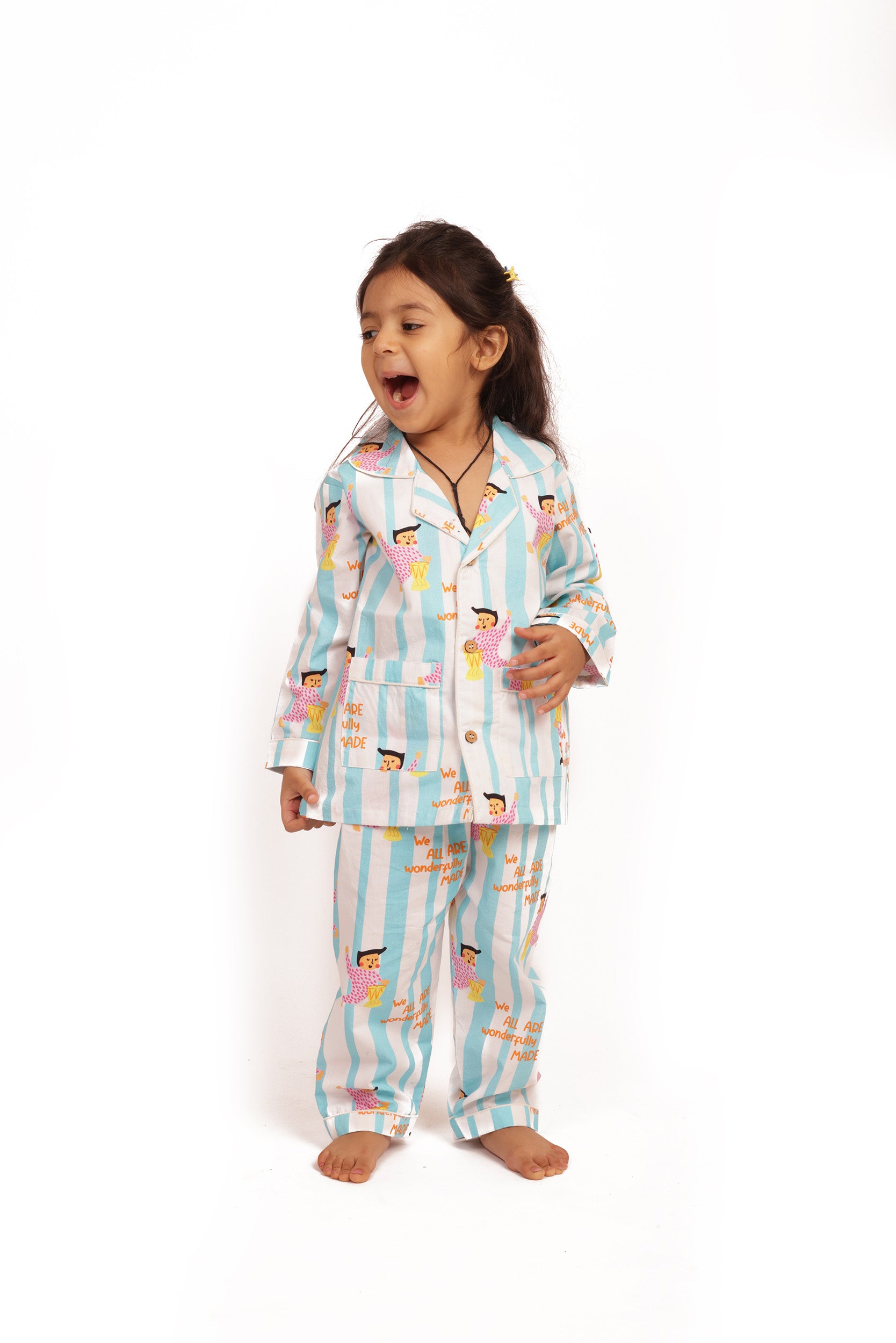 Printed cotton night suits for toddlers and kids- perfect for bedtime and lounging