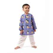 Chanderi 'Nanha Krishna' Kurta Set for Boys