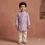 Kota Doriya Rakhi kurta set for Boys