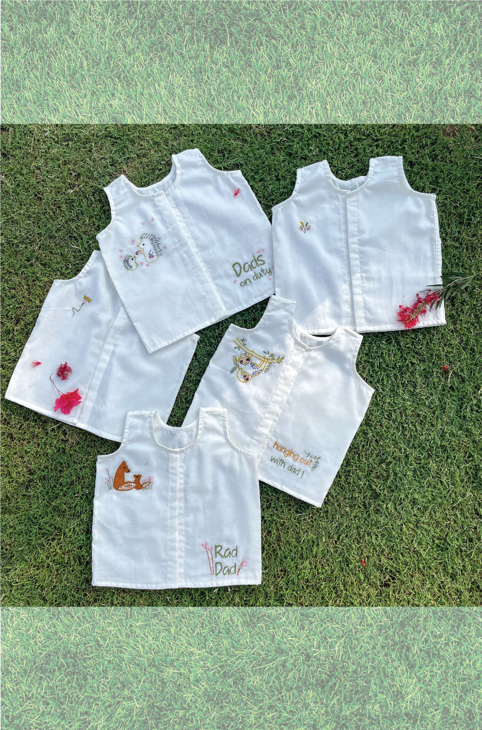 Cotton Jhablas/Vests -Set of 5