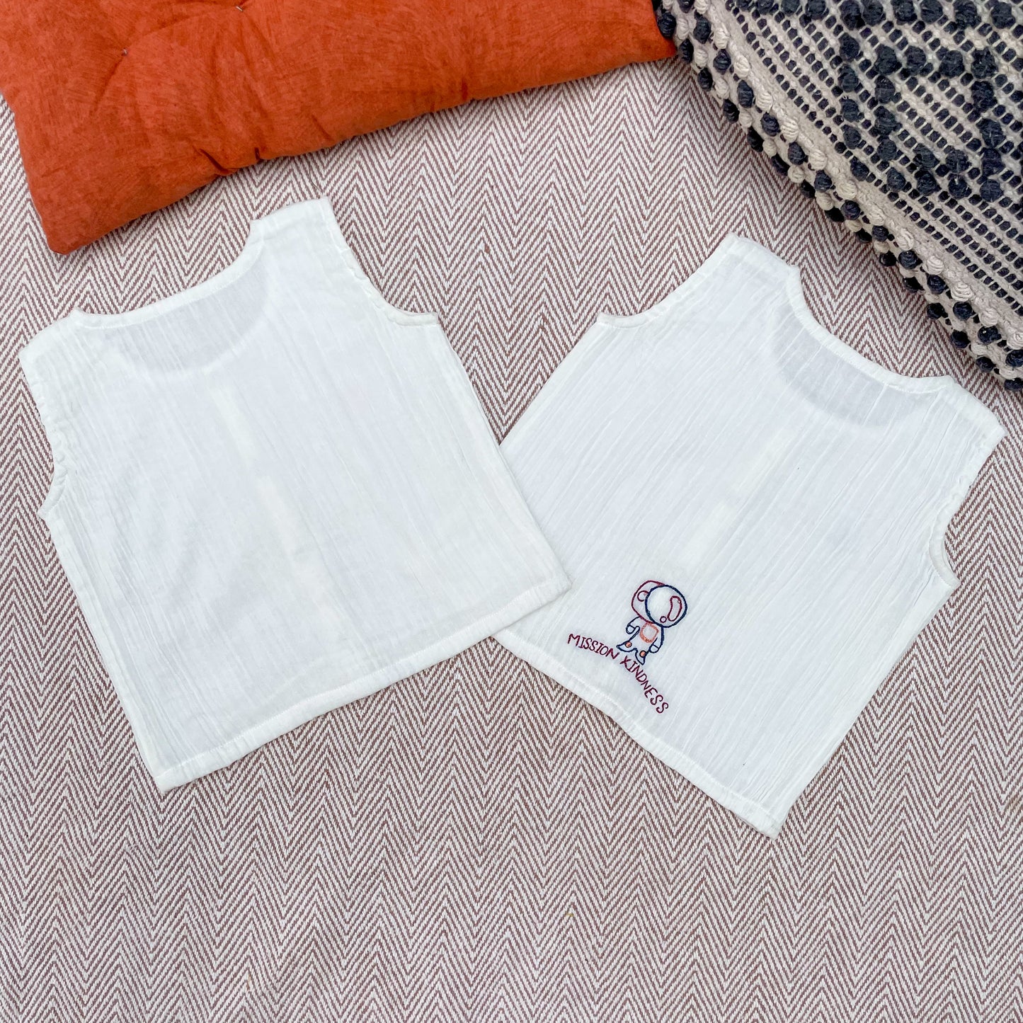 Crinkled Muslin Jhablas- Mission Kindness