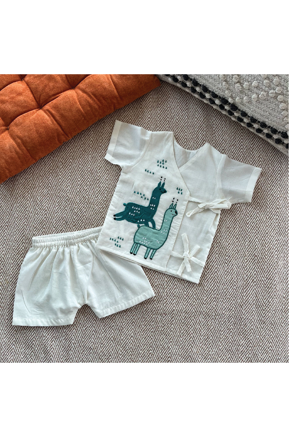 Alpacas Voile Jhabla Set