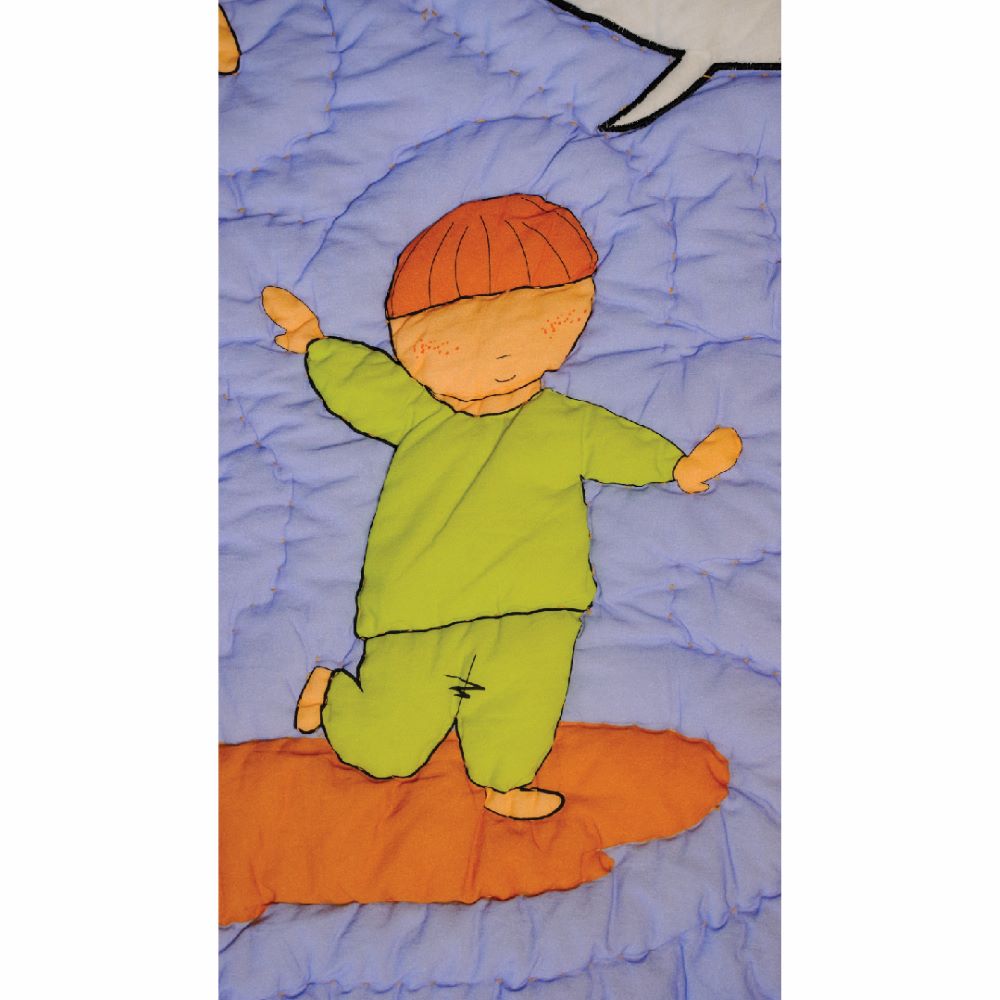 Bandra Babysitters Quilt (Boy Print) - Light Blue