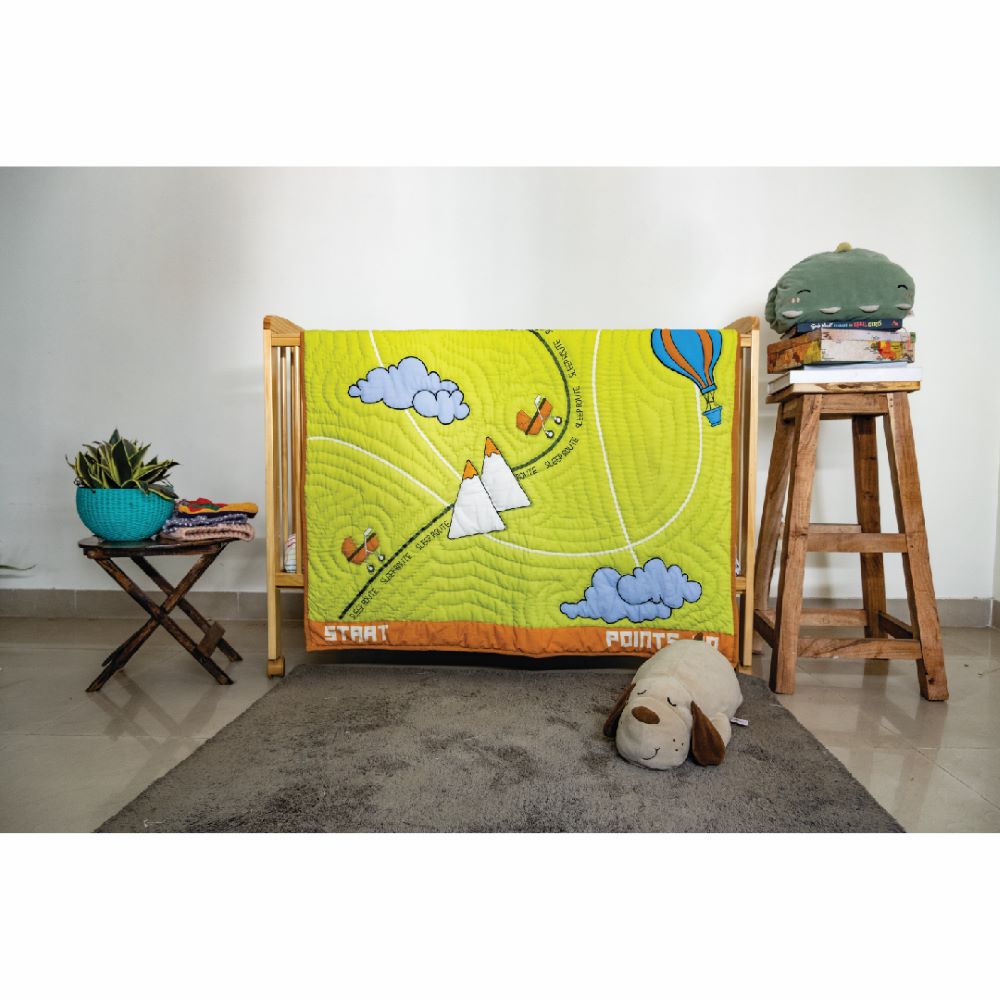 Dreamy Parachute Quilt- Dad - Green