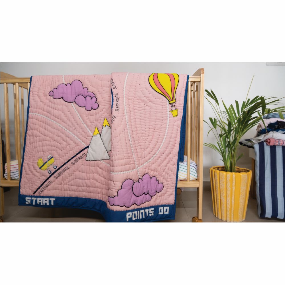 Dreamy Parachute Quilt- Dad - Pink