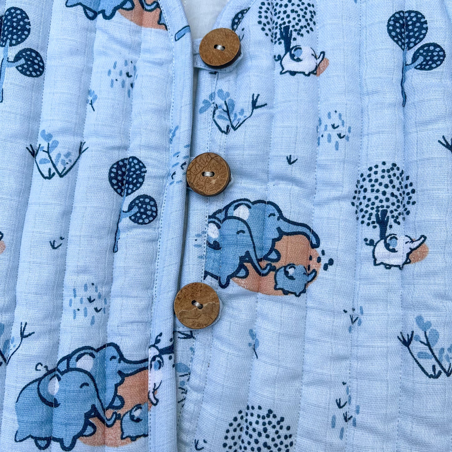 The Elephant Clan Muslin Jacket for Kids