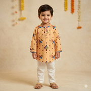 Organic Cotton Unisex 'Gudi Padwa/ Ugadi' Kurta Set