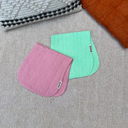 Set of 2 Muslin Burp Clothes for Babies