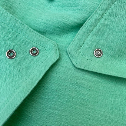 Bandana Newborn Bib and Burp Cloth Set - Green