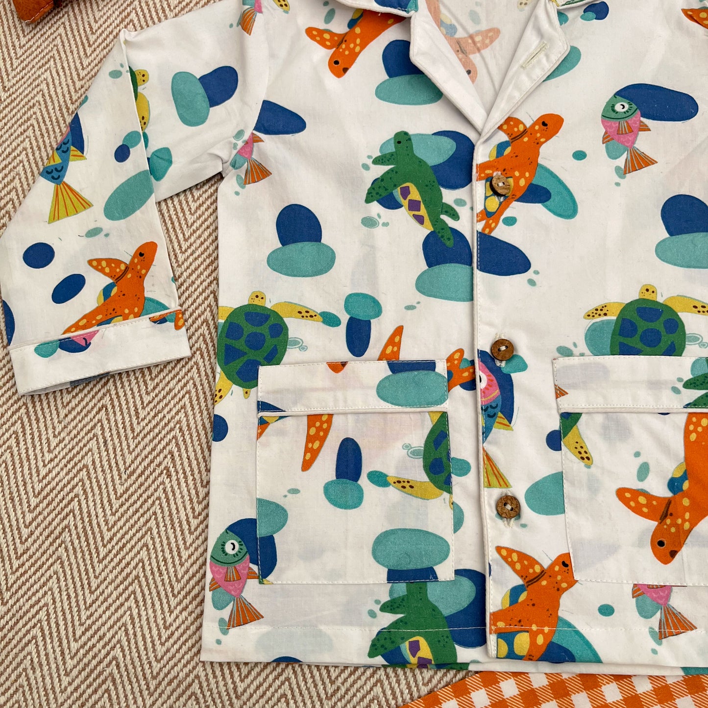 Printed cotton night suits for toddlers and kids- perfect for bedtime and lounging
