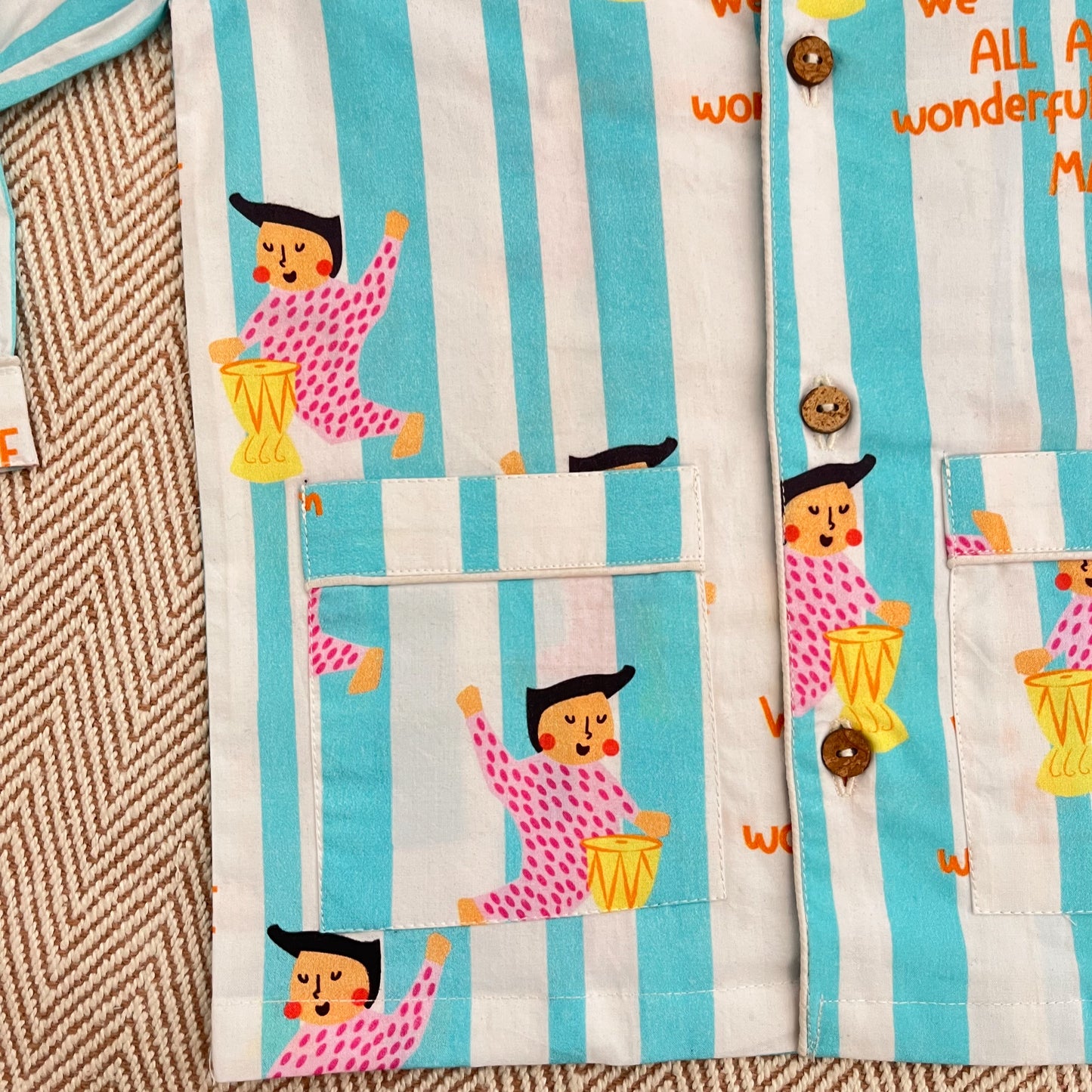 Organic Cotton We Are All Wonderfully Made Night Suit