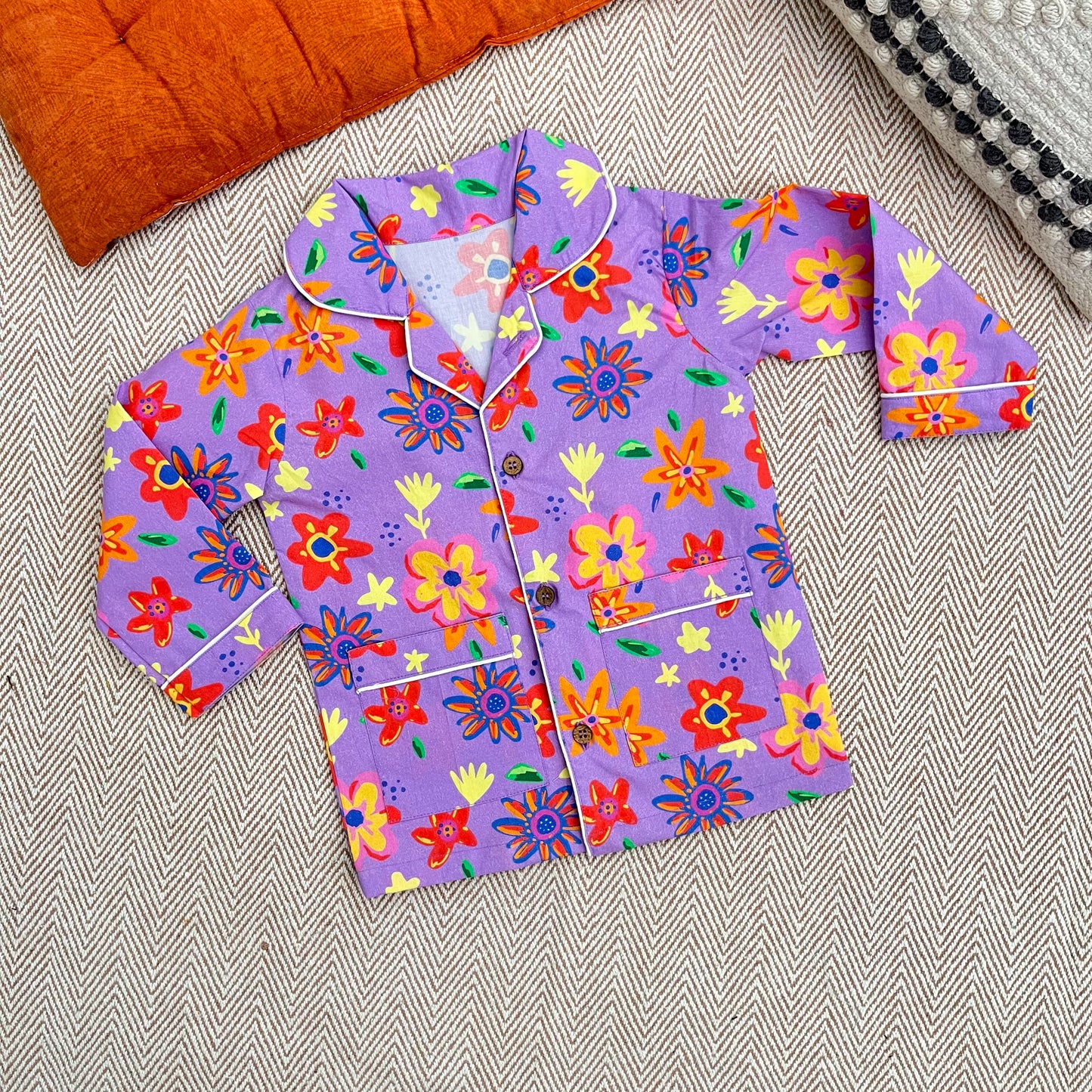Printed cotton night suits for toddlers and kids- perfect for bedtime and lounging