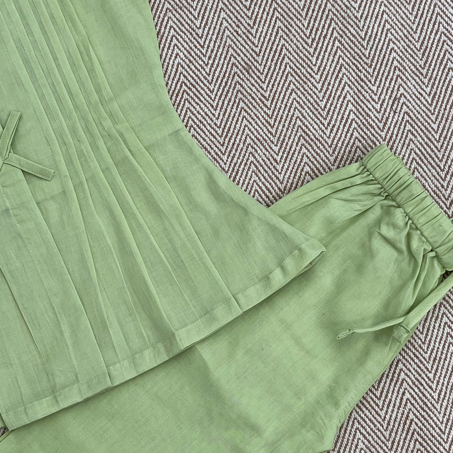 Organic Cotton 'Happiness' Coord Green