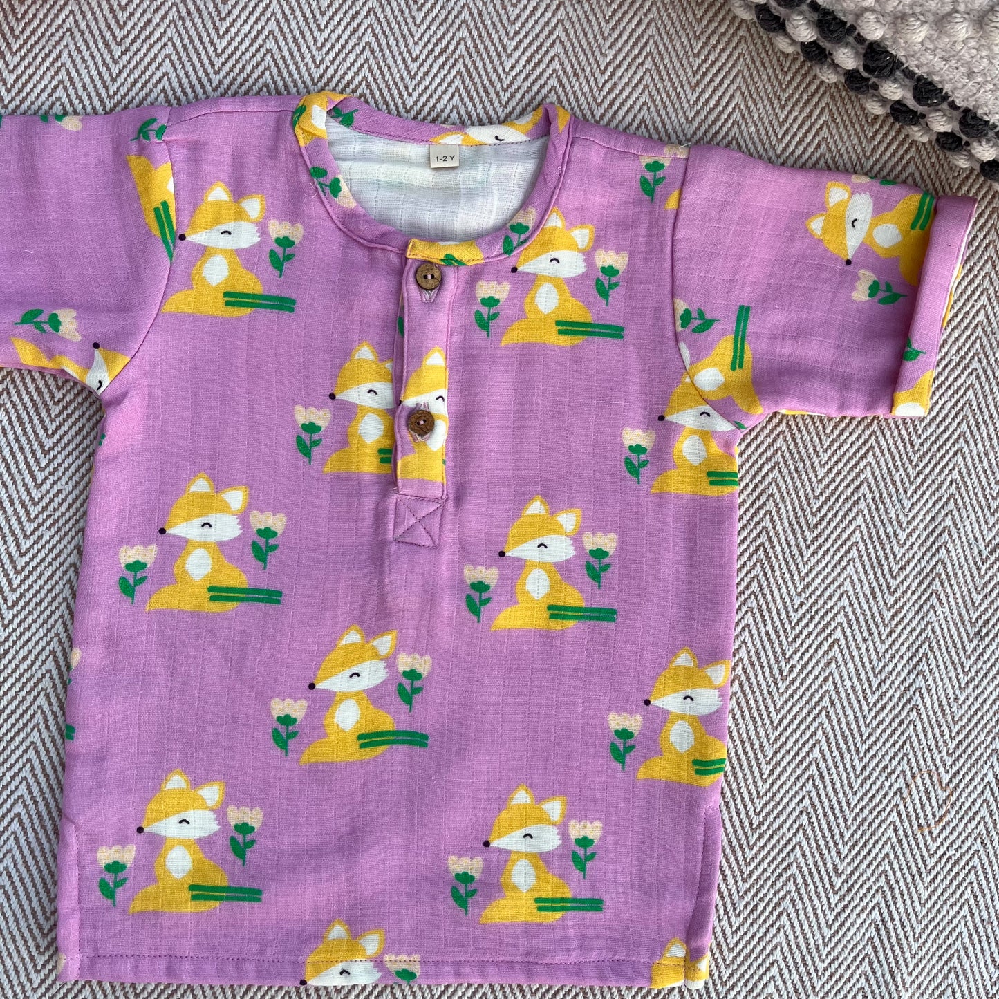 Fox Print Unisex Co-ord set