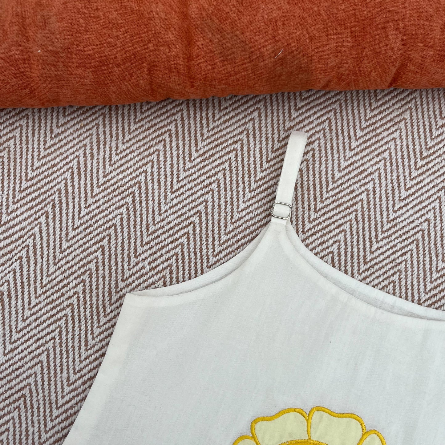 Organic Cotton 'I am a Sunflower' Embroidered Frock