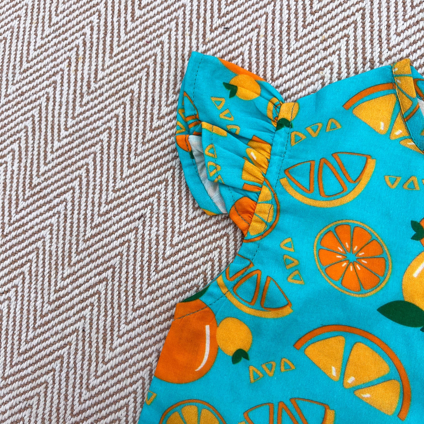 Organic Cotton Siblings Set | Dancing Oranges
