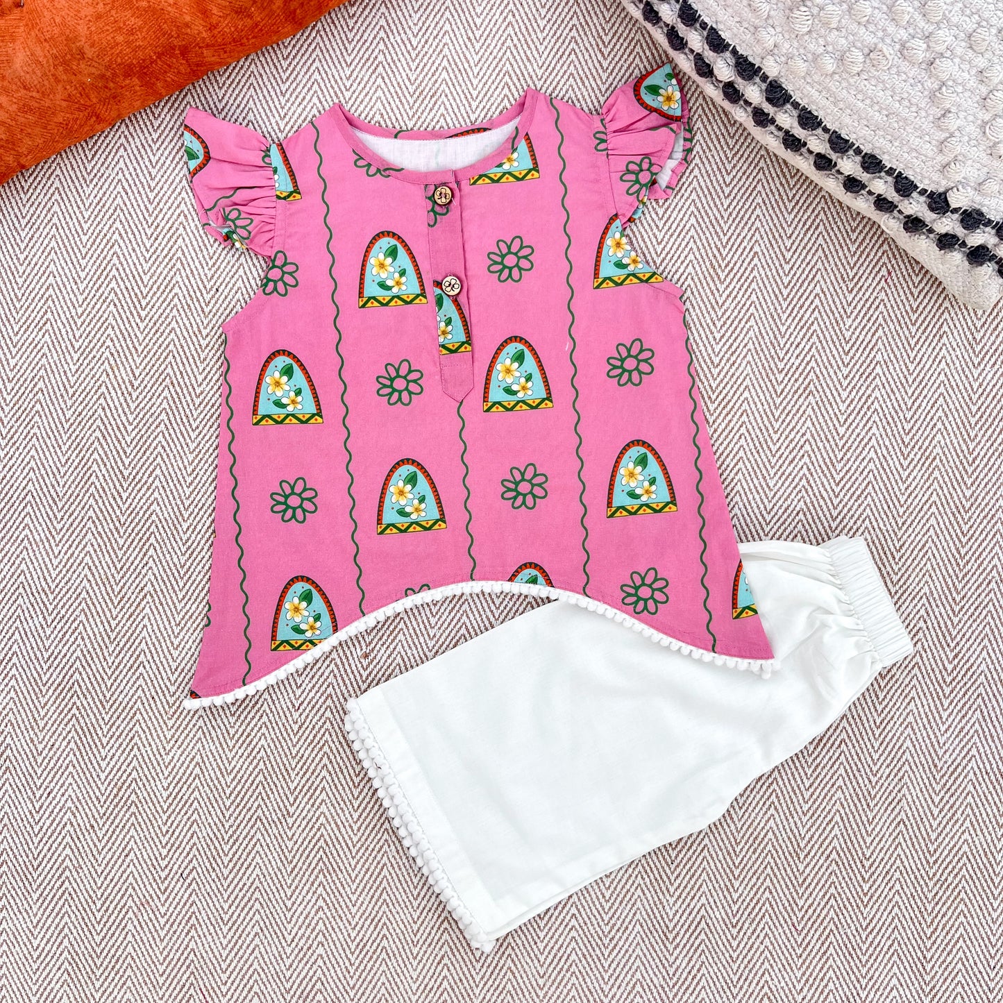 Organic Cotton Siblings Set | Nani Ghar ka Champa