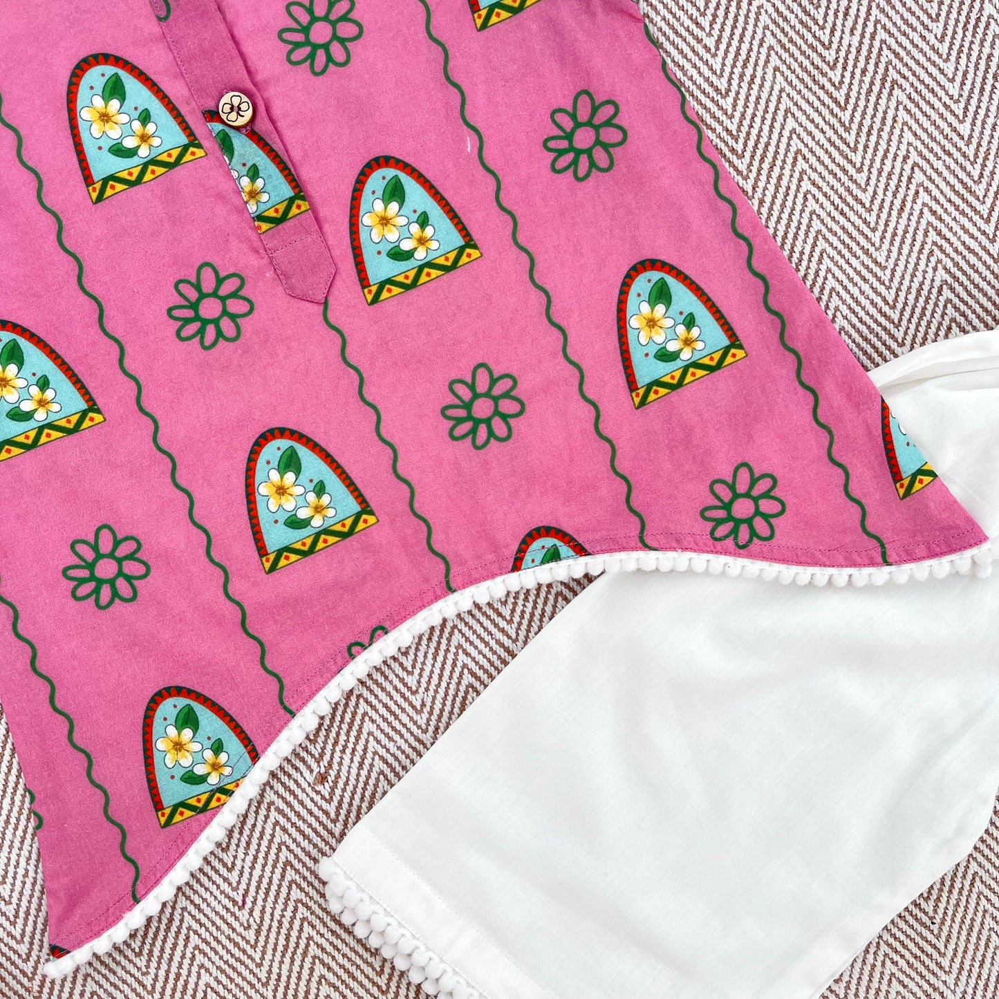 Organic Cotton Siblings Set | Nani Ghar ka Champa