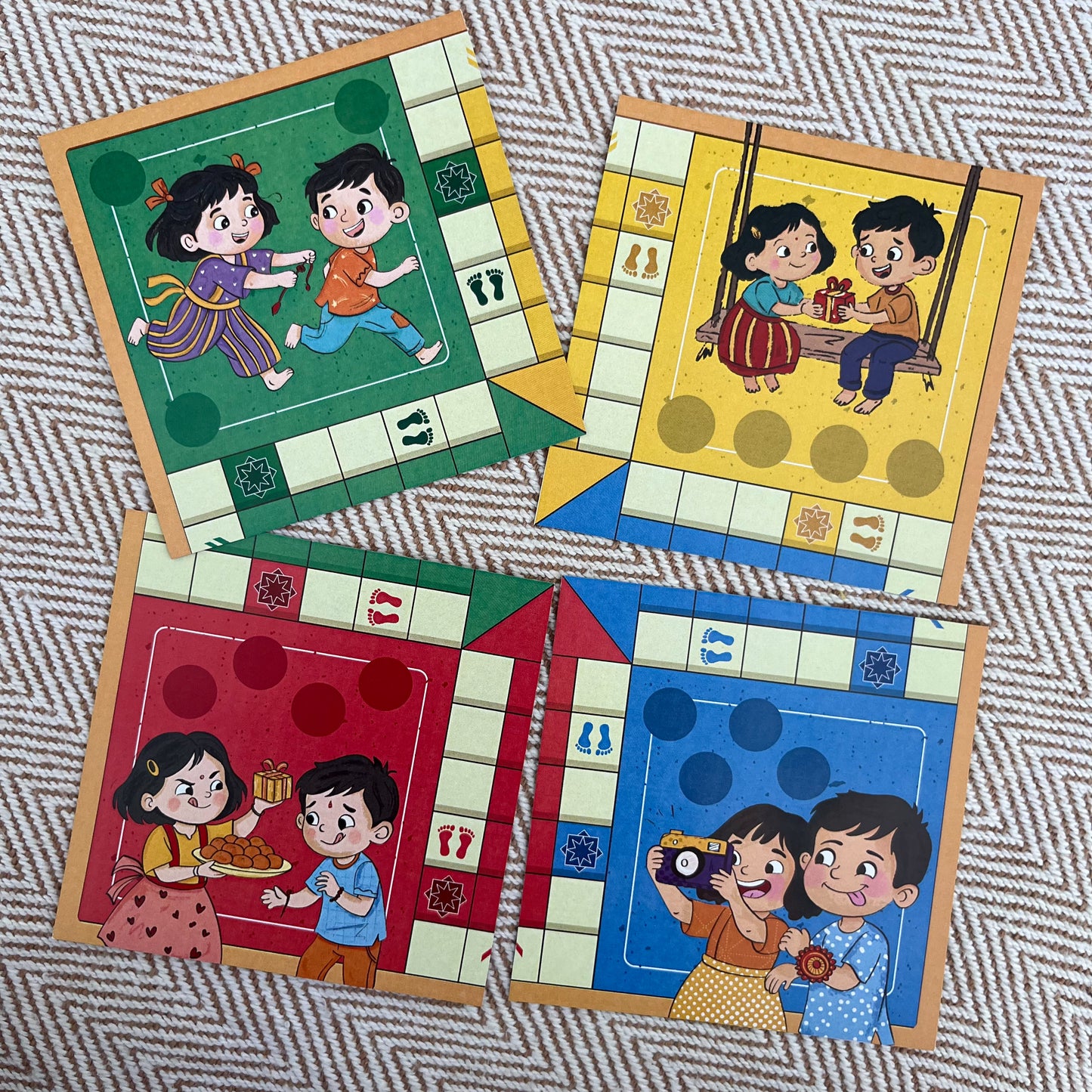 Bhaakur- Pack of 5 Cue Cards- Raksha Bandhan