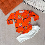 Organic Cotton Unisex 'My Friend Ganesha' Kurta Set