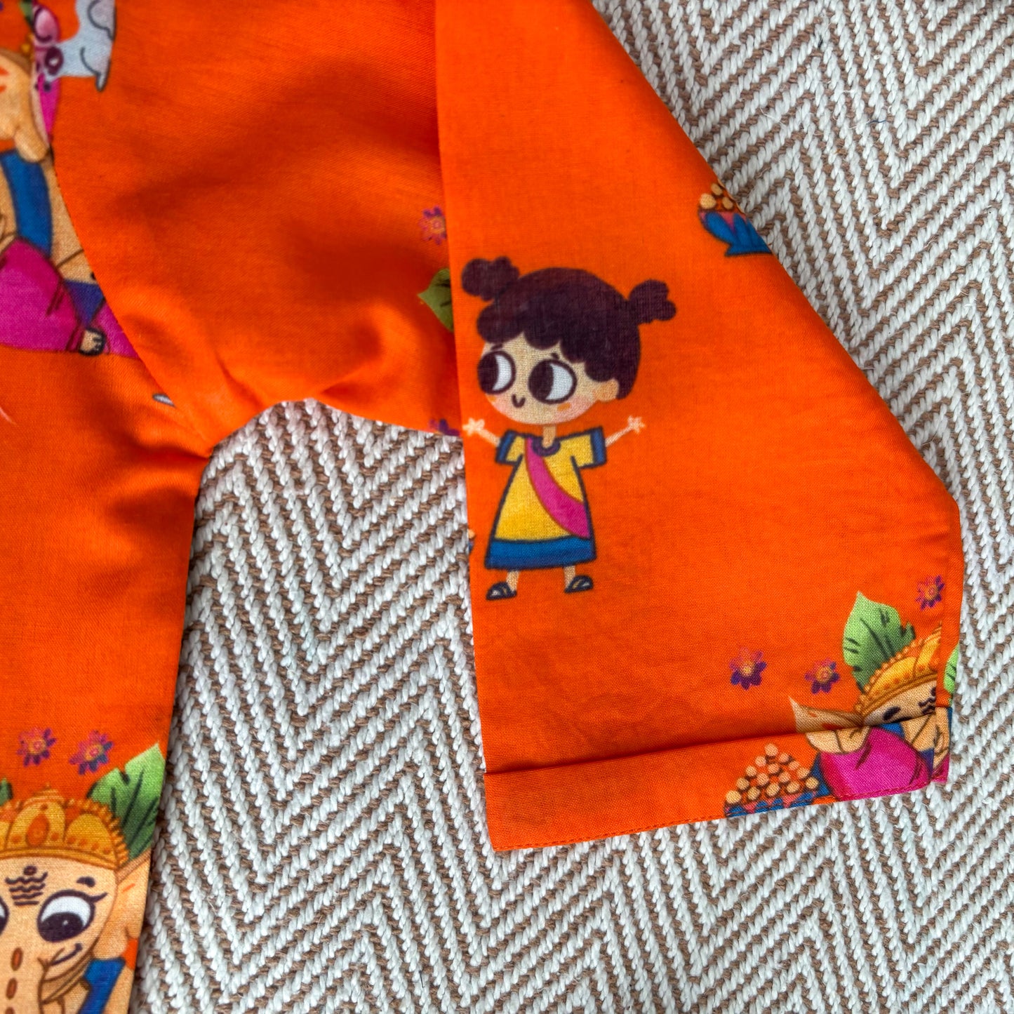 Organic Cotton Unisex 'My Friend Ganesha' Kurta