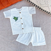 Organic Cotton Turtle Jhabla Set
