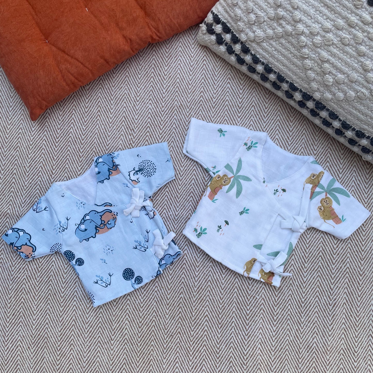 Preemie Baby Muslin Angrakhas