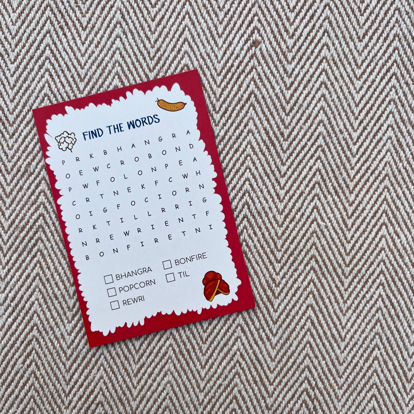 Bhaakur- Pack of 4 Cue Cards- Punjab