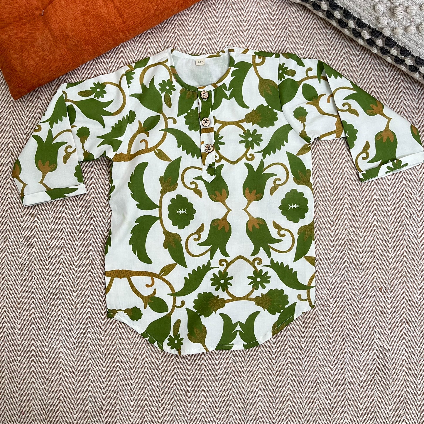Organic Cotton Unisex 'Bahut Khoob' Kurta Set