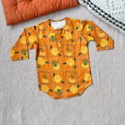 Organic Cotton Unisex Marigold Orange Kurta