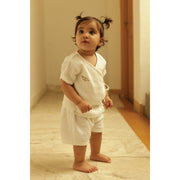 Muslin Jhabla Set- Bird