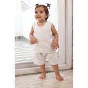 Muslin Jhabla Set- Space