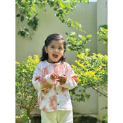 Rust Tie-Dye Crinkled Muslin Co-ord