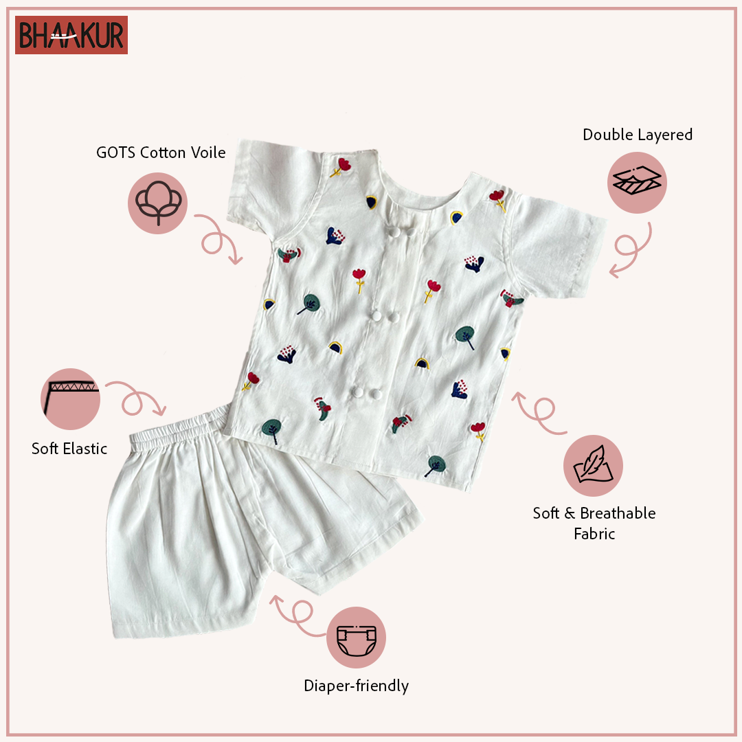 Dash of Color Voile Jhabla Set