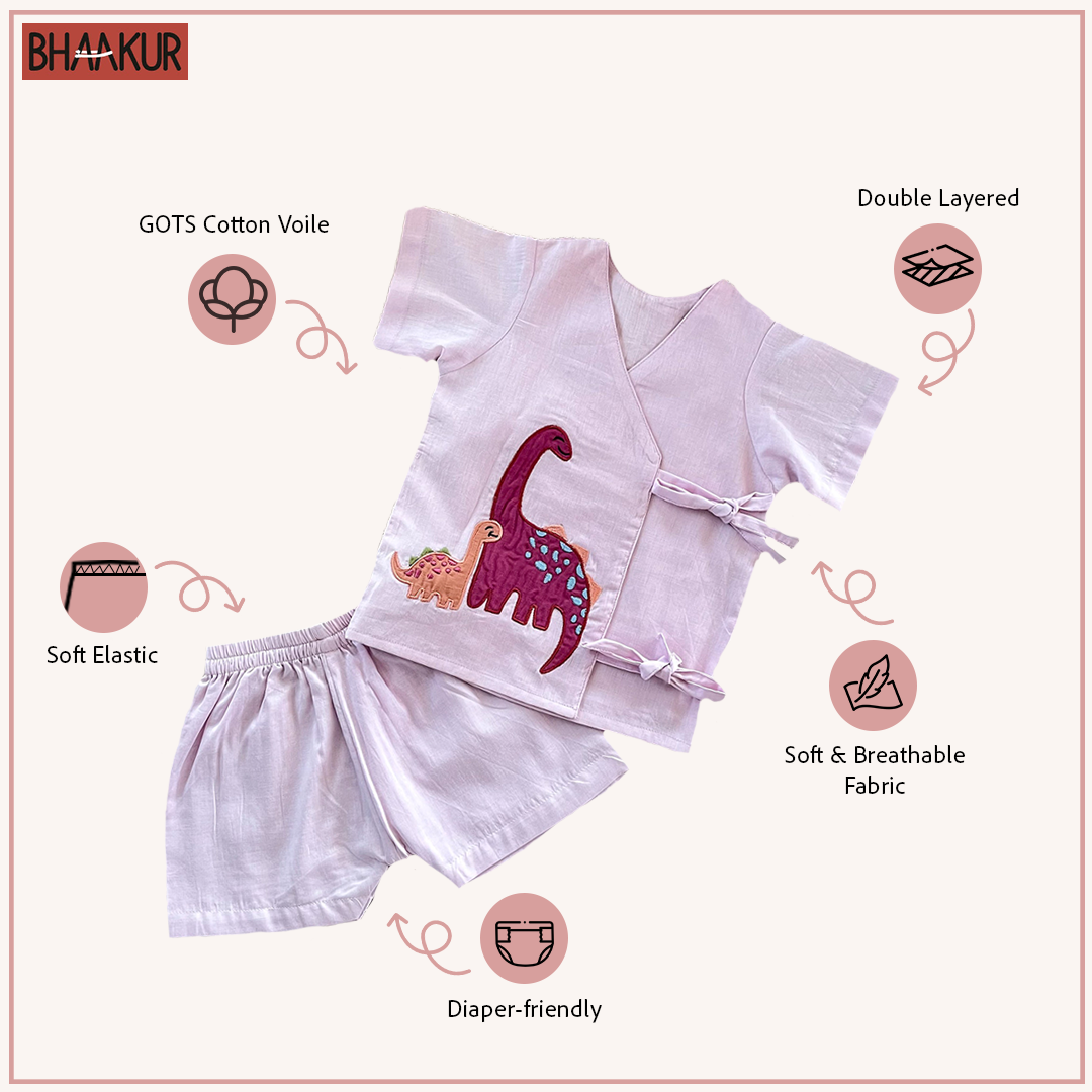 Dino Voile Jhabla Set