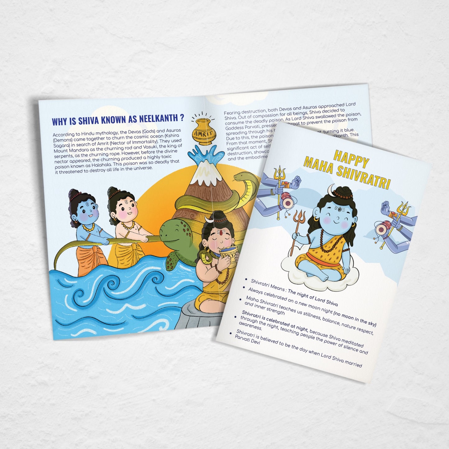 Organic Cotton Unisex Lord Shiva Kurta