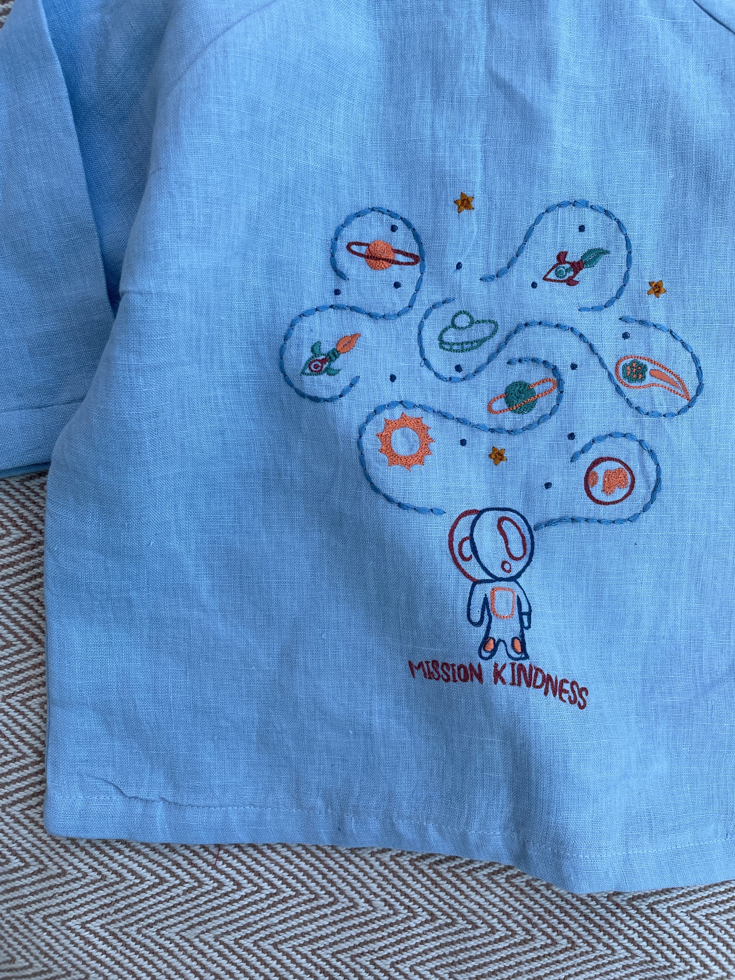 Mission Kindness linen Co-ord set