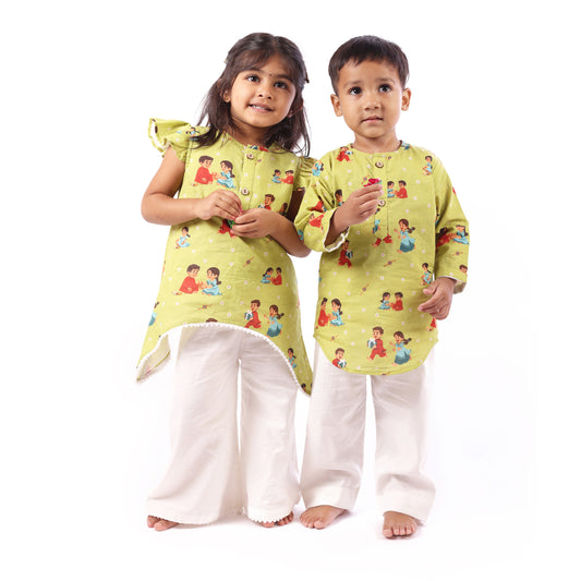 Organic Cotton Siblings Set | Threads of Love