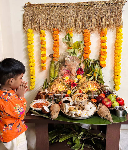 Organic Cotton Unisex 'My Friend Ganesha' Kurta Set