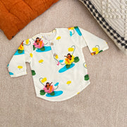 Organic Cotton Unisex Goddess Saraswati Kurta