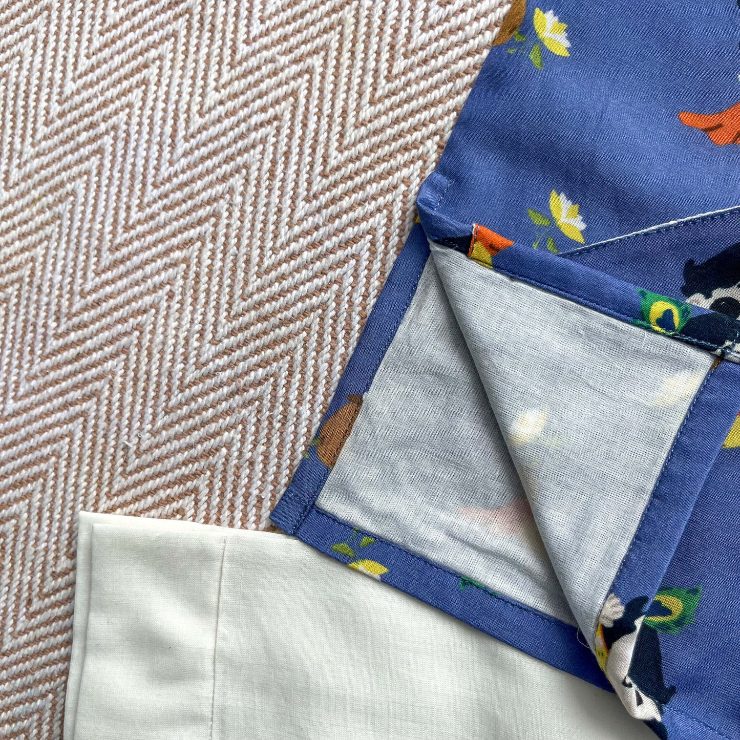 Mul Chanderi 'Nanha Krishna' Kurta Set for Boys