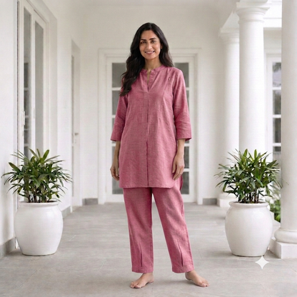 'Nurture' Pink Co-Ord Set- Maternity and Nursing Essentials