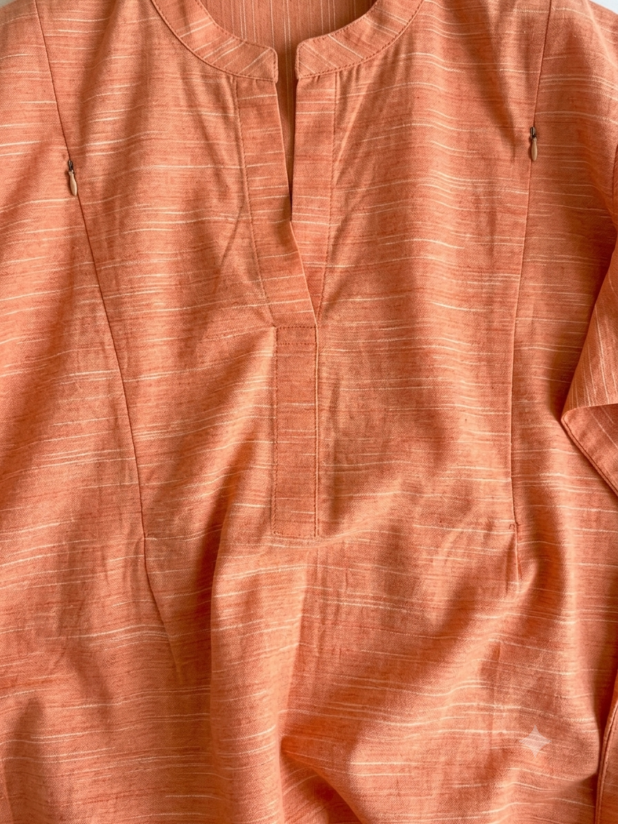 'Nurture' Orange Co-Ord Set- Maternity and Nursing Essentials