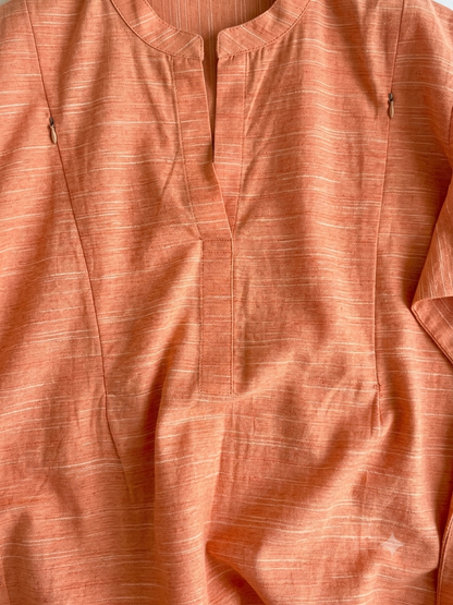 'Nurture' Orange Co-Ord Set- Maternity and Nursing Essentials