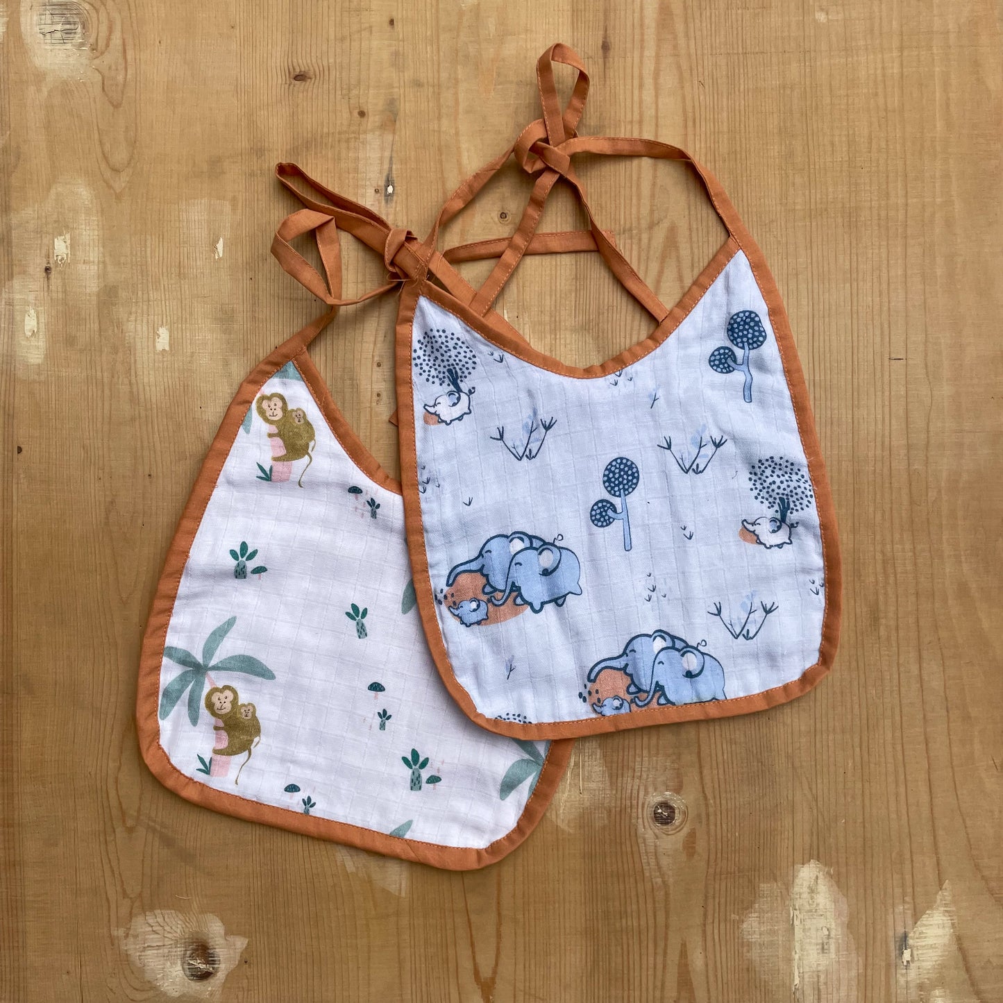 Muslin Bibs Set for Newborns & Infants