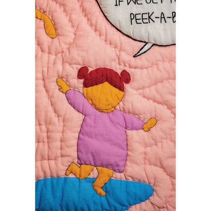 Bandra Babysitters Quilt (Girl Print)-Pink