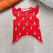 Organic Cotton Monkey Kurta for Girls