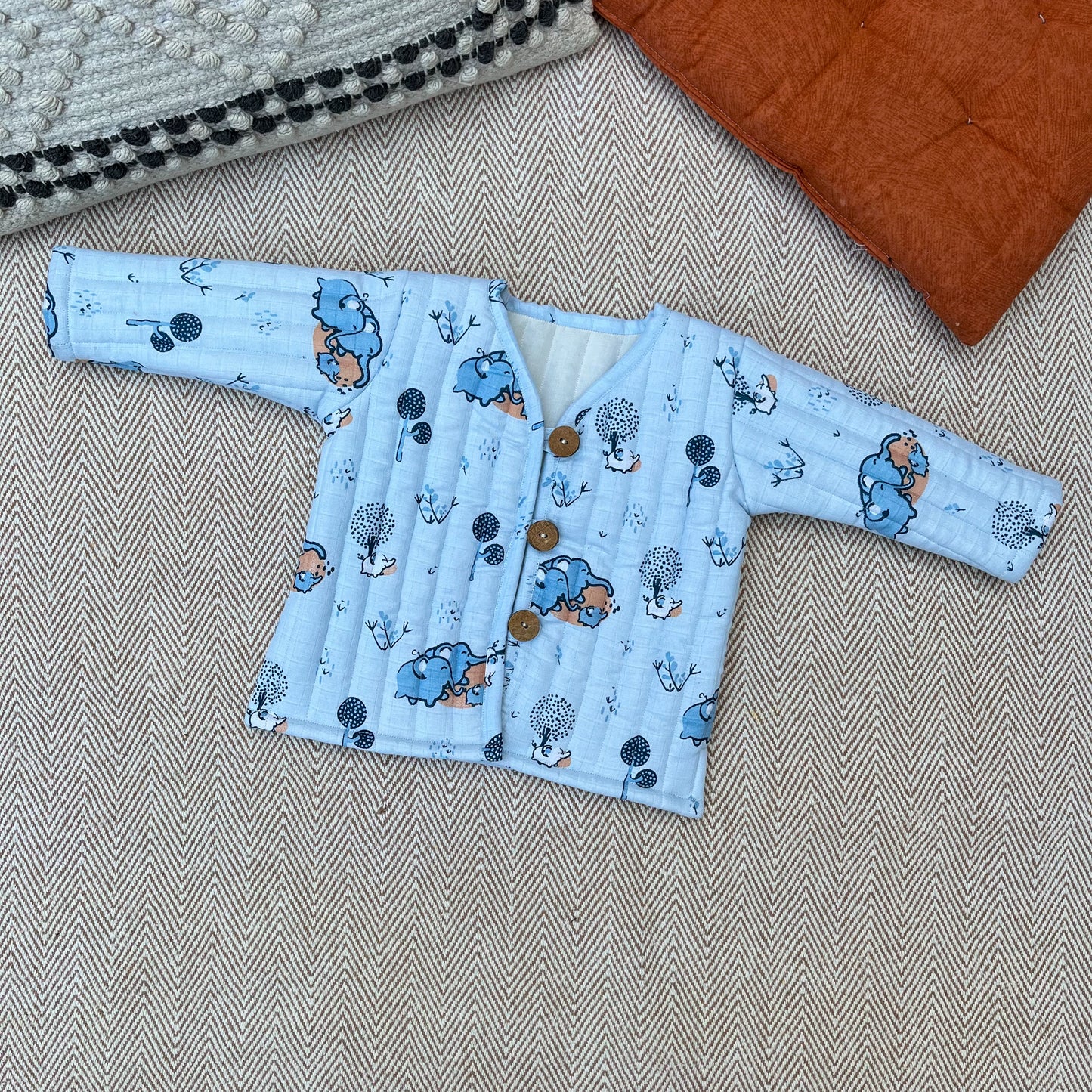 The Elephant Clan Muslin Jacket for Kids