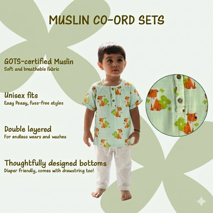 Dogs Print Unisex Co-ord set